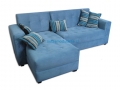 Sofá chaise a medida azul piedra