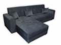 Sofá chaise gris izquierdo