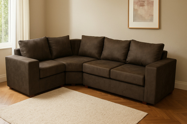sofá modular a medida beige