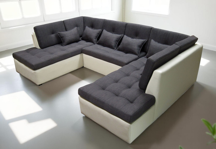 Sofá seccional en U Modelo Continental